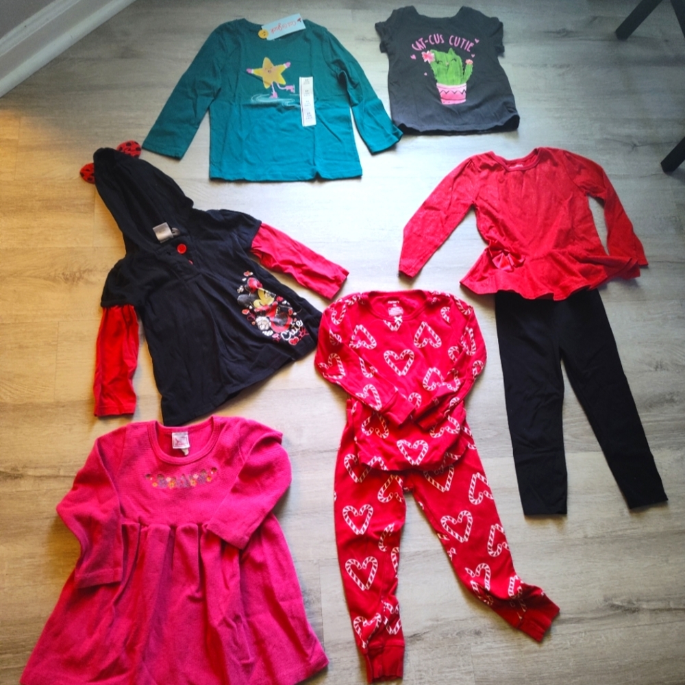 Bundled Lot Toddler Girls New & Pre-Loved Clothes